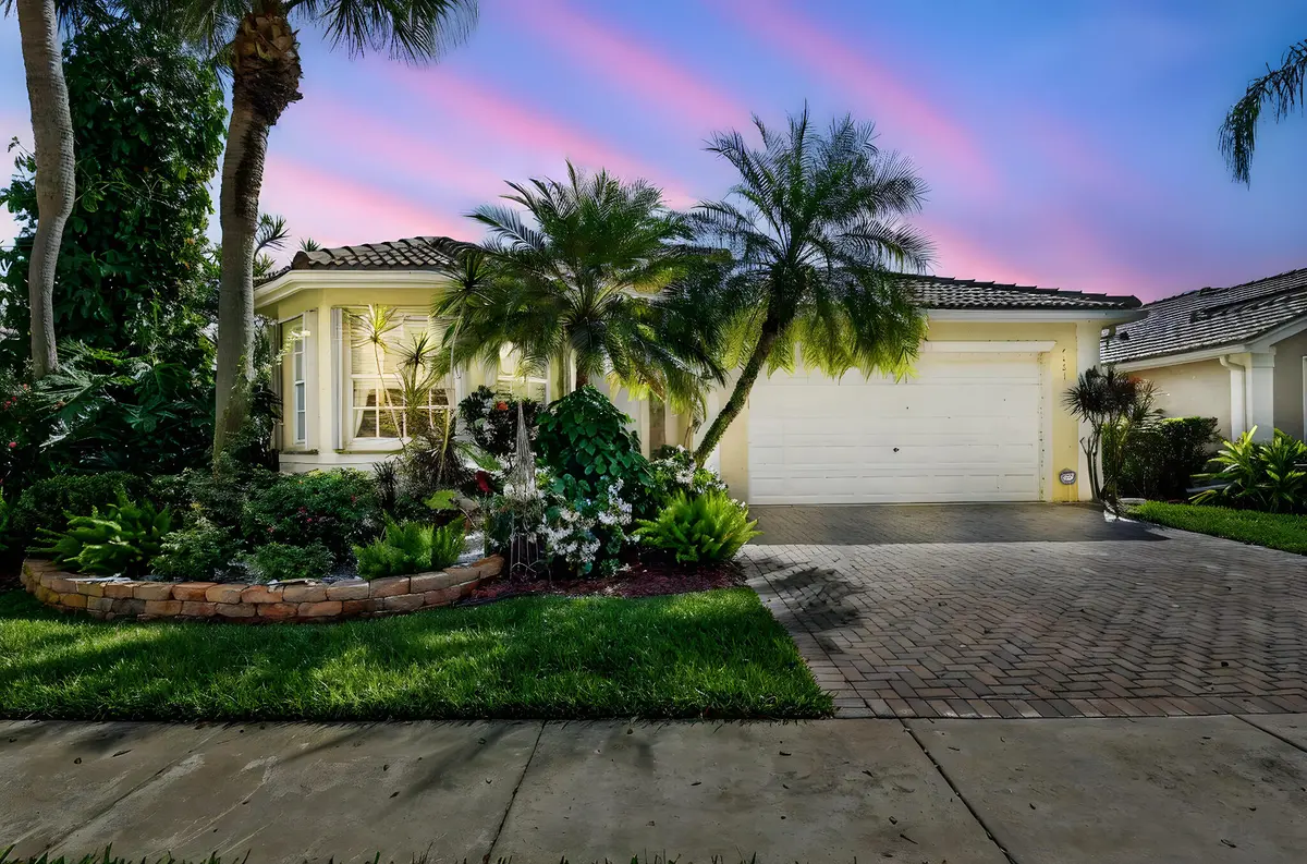 FRONT OF HOUSE at 7381 Morocca Lake Drive, Delray Beach