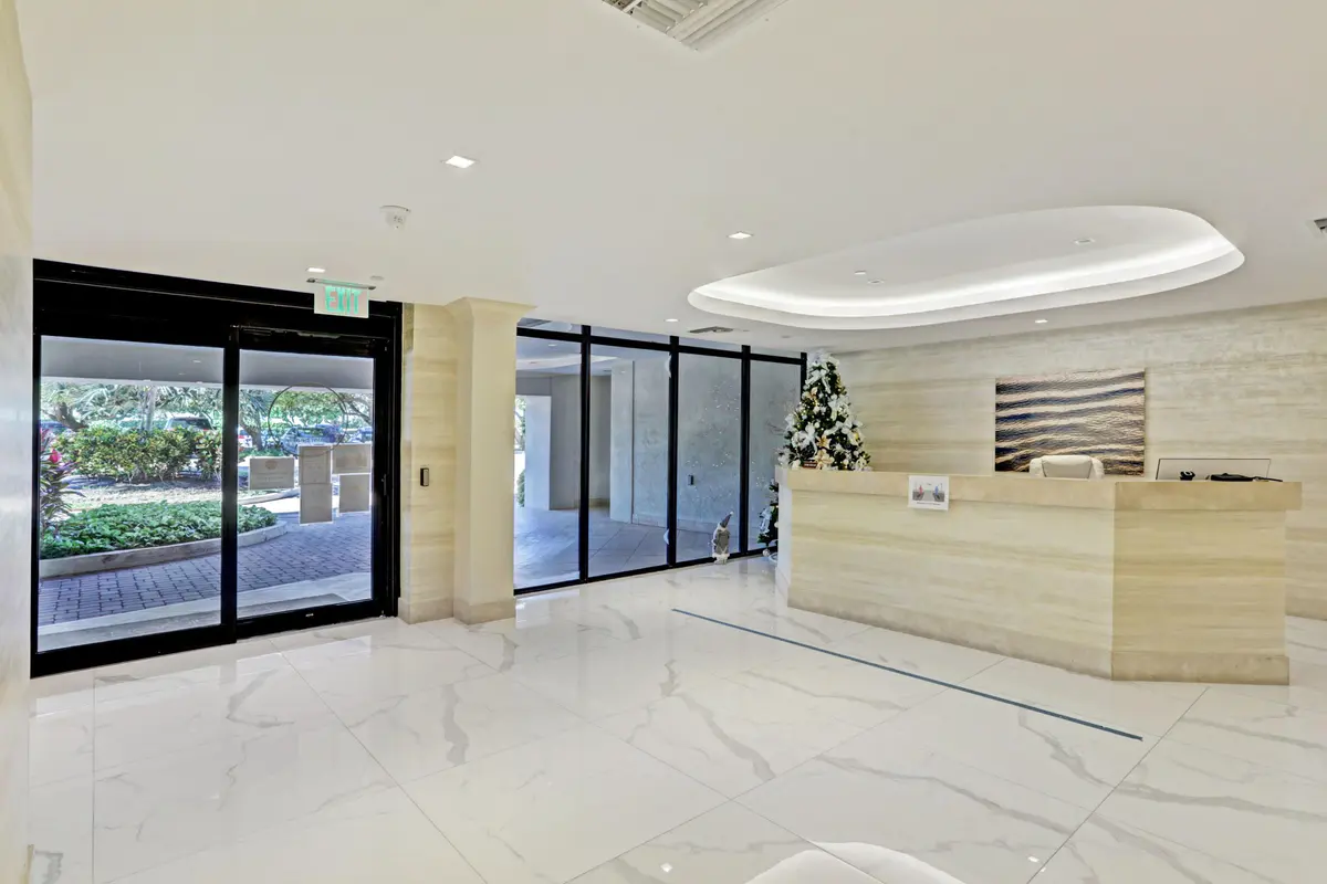 Renovated Lobby at 3440 S Ocean Boulevard 401, Palm Beach