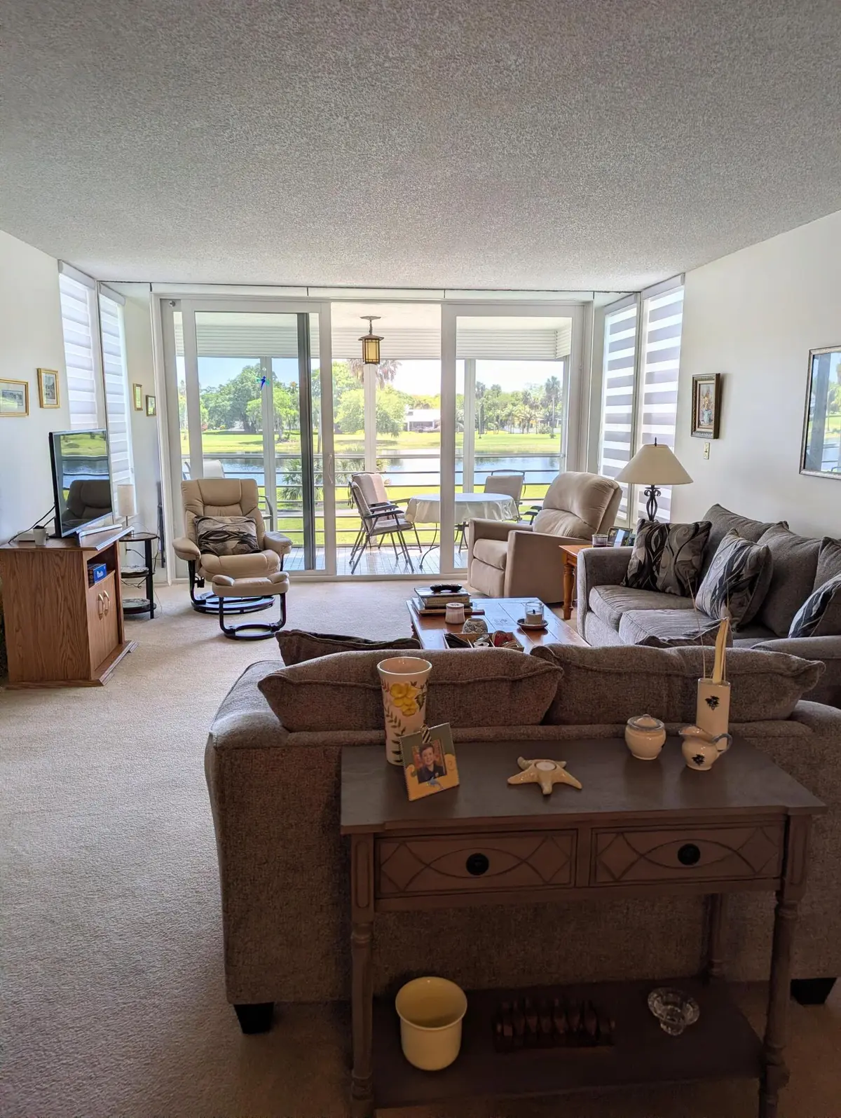 Living Room at 804 Cypress Boulevard 208, Pompano Beach