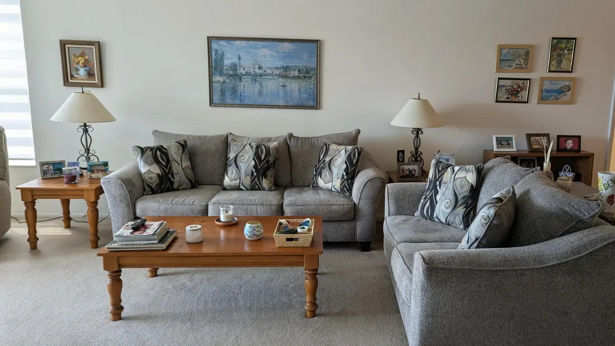 Living Room Couches at 804 Cypress Boulevard 208, Pompano Beach