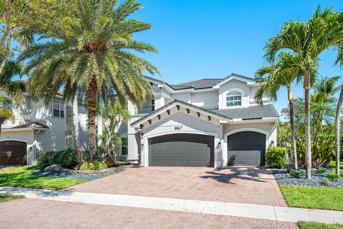 Lushly Landscaped Exerior at 8867 Starhaven Cove, Boynton Beach