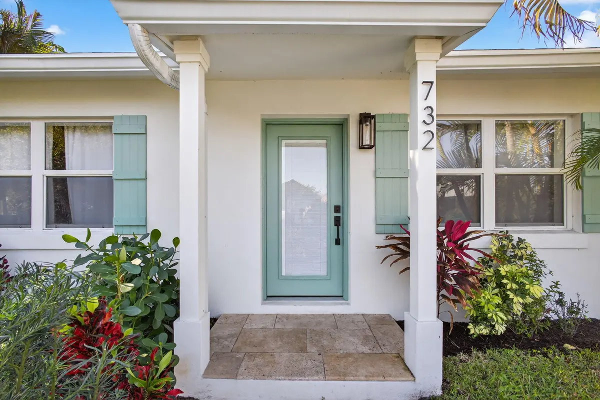 Front Door at 732 Flamingo Drive, West Palm Beach
