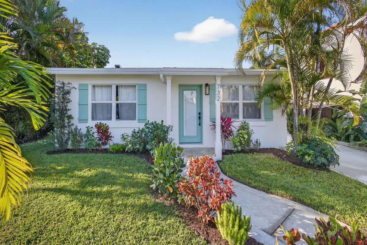 Front of House at 732 Flamingo Drive, West Palm Beach