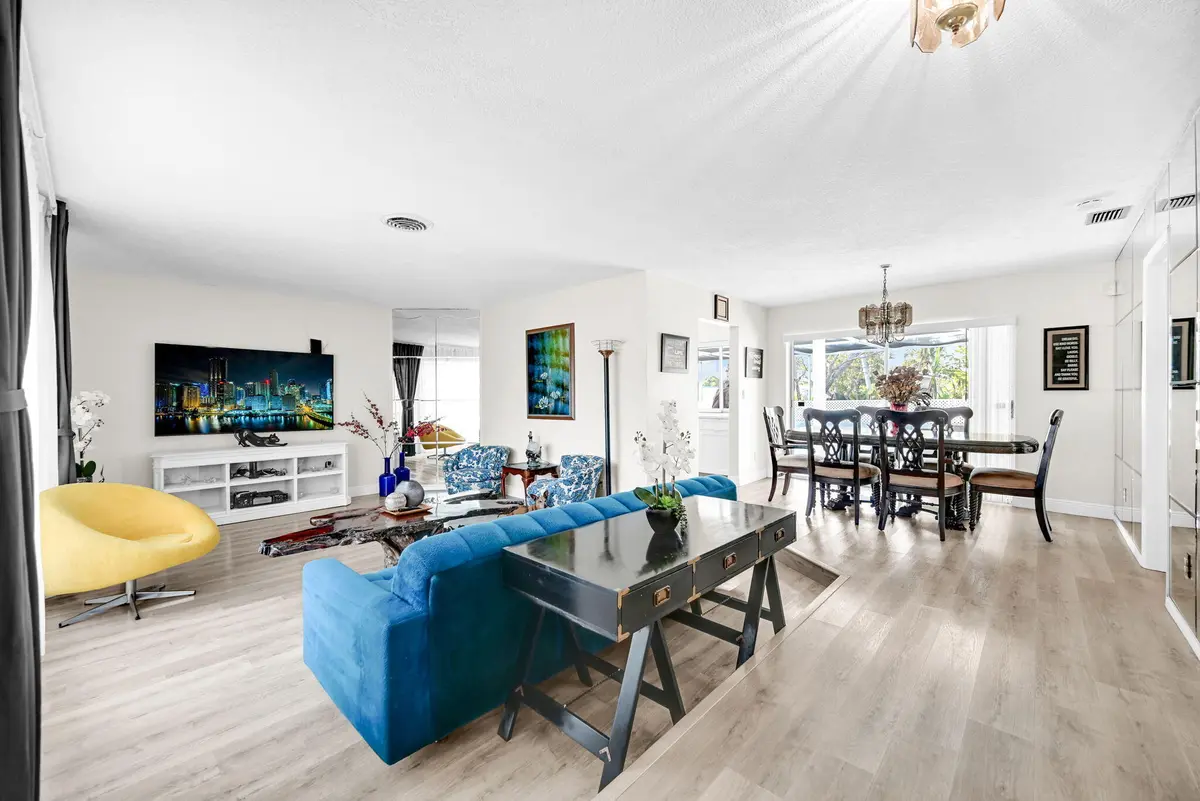 Living Room at 5060 NW 41st Court, Lauderdale Lakes