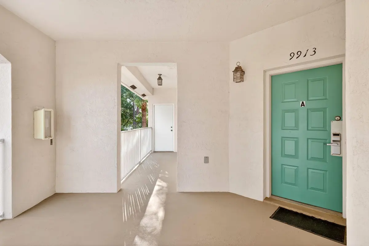 Large front balcony at 9913 Perfect Drive, Port St. Lucie