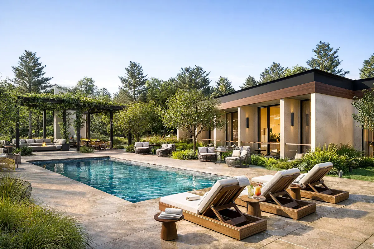 Pool Deck at 5501 SW 160th Avenue, Southwest Ranches