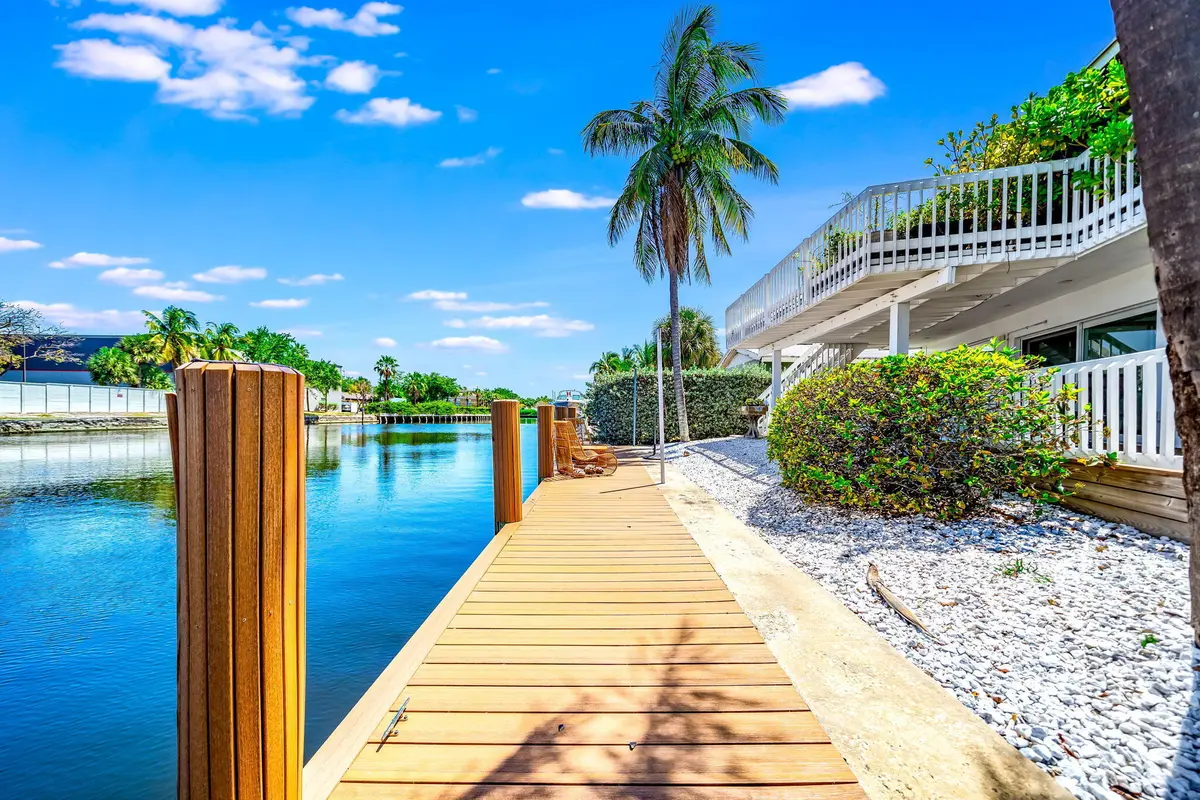 Waterfront dock at 2200 NE 26th Street A, Wilton Manors