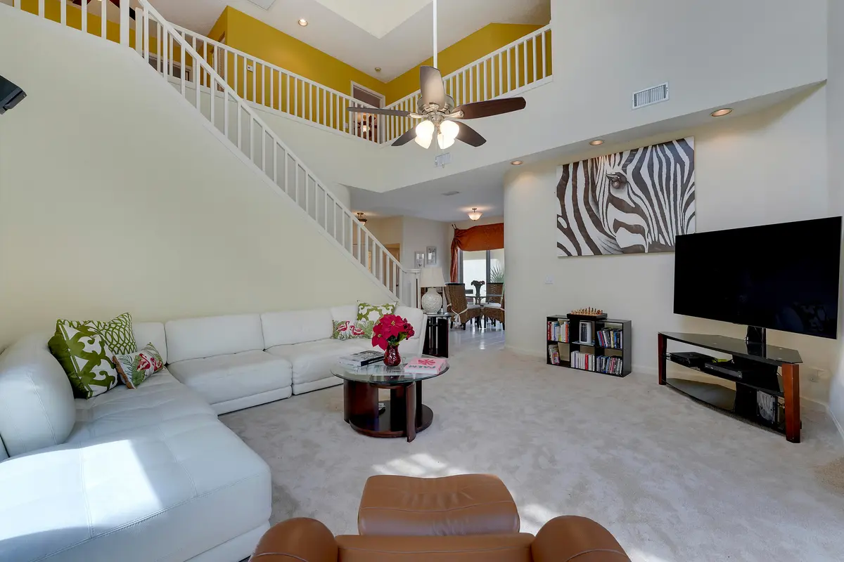 Living Room at 27 Via Del Corso, Palm Beach Gardens