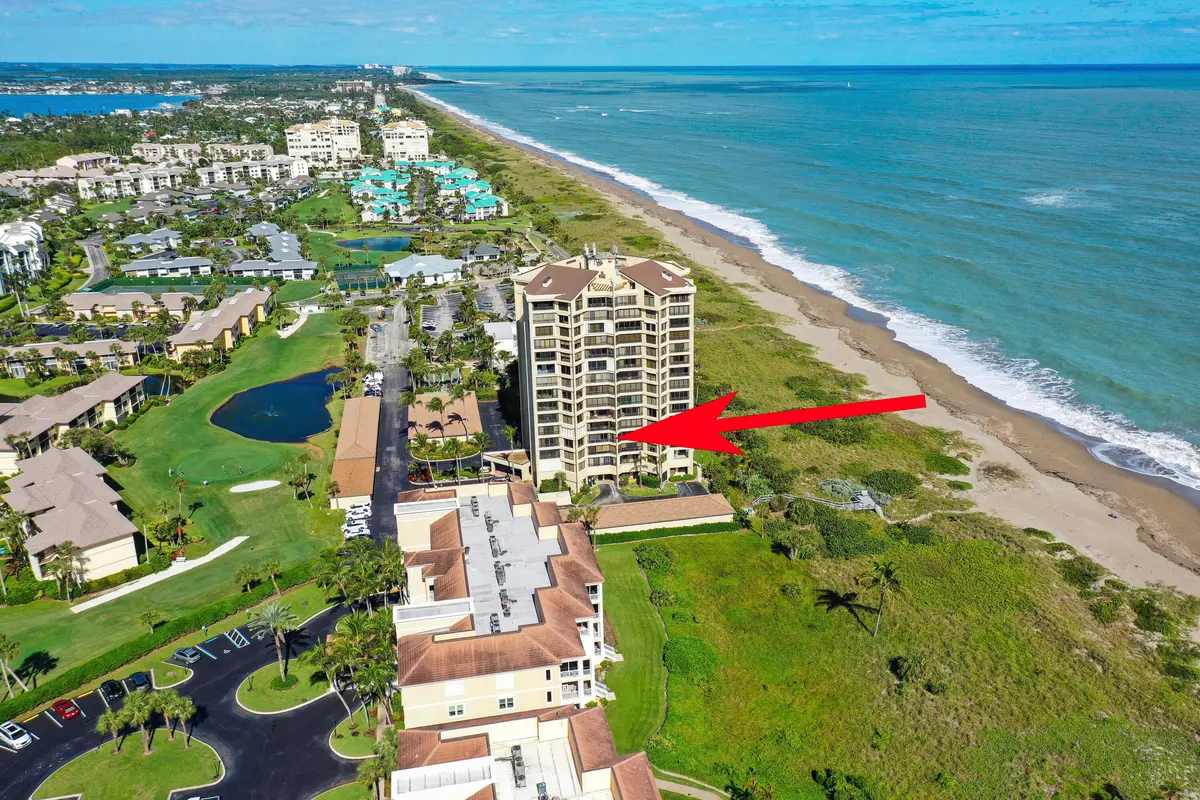 Aerial location at 2400 S Ocean Drive 8144, Fort Pierce