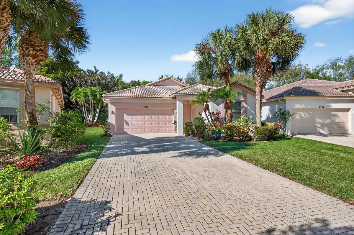 Long Driveway Ample Parking at 9692 Sandpiper Lane, West Palm Beach