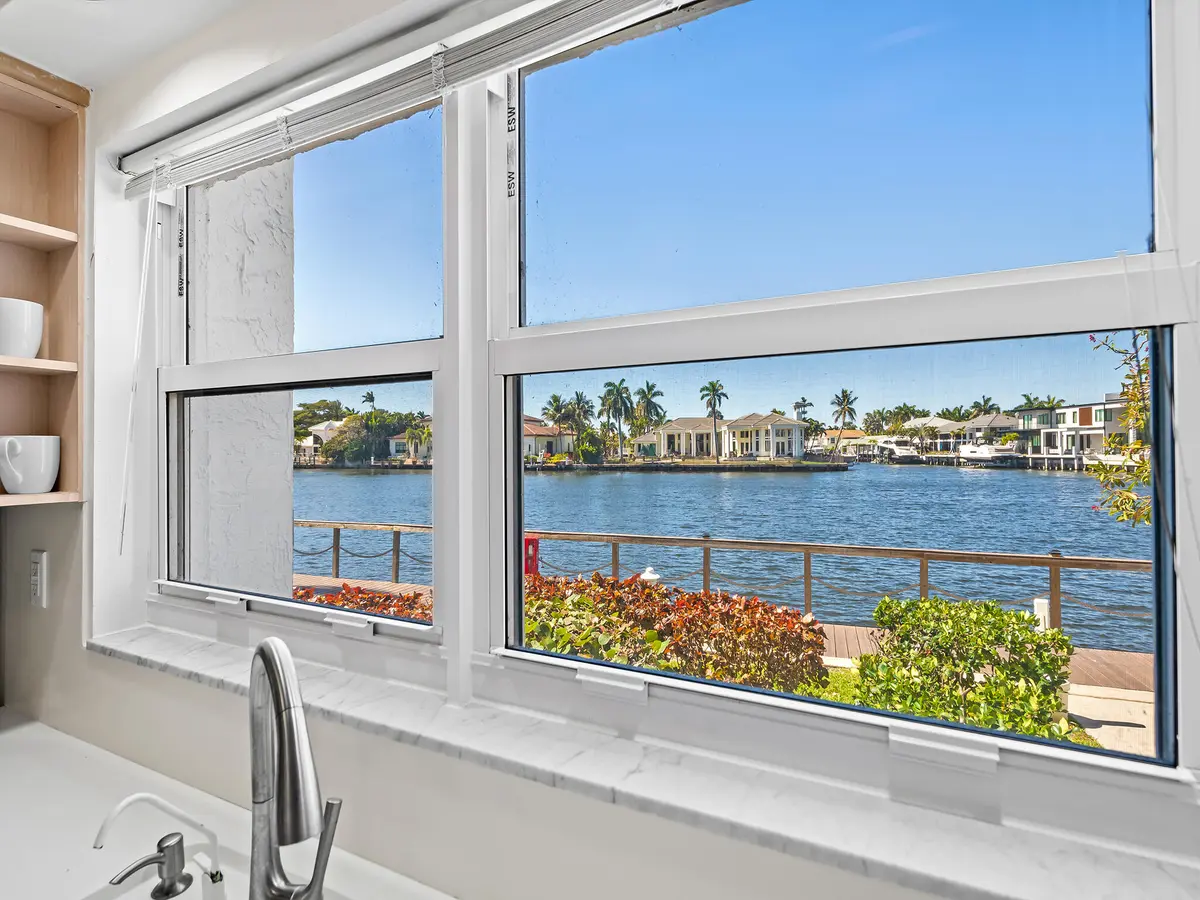 Kitchen window at 3212 S Ocean 101-a, Highland Beach