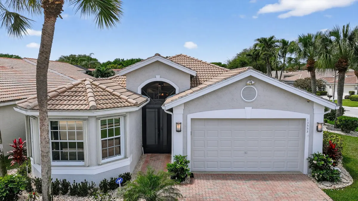 FRONT OF HOUSE at 13553 Morocca Lake Lane, Delray Beach