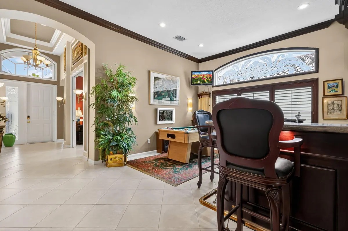 LIVING ROOM at 13553 Morocca Lake Lane, Delray Beach