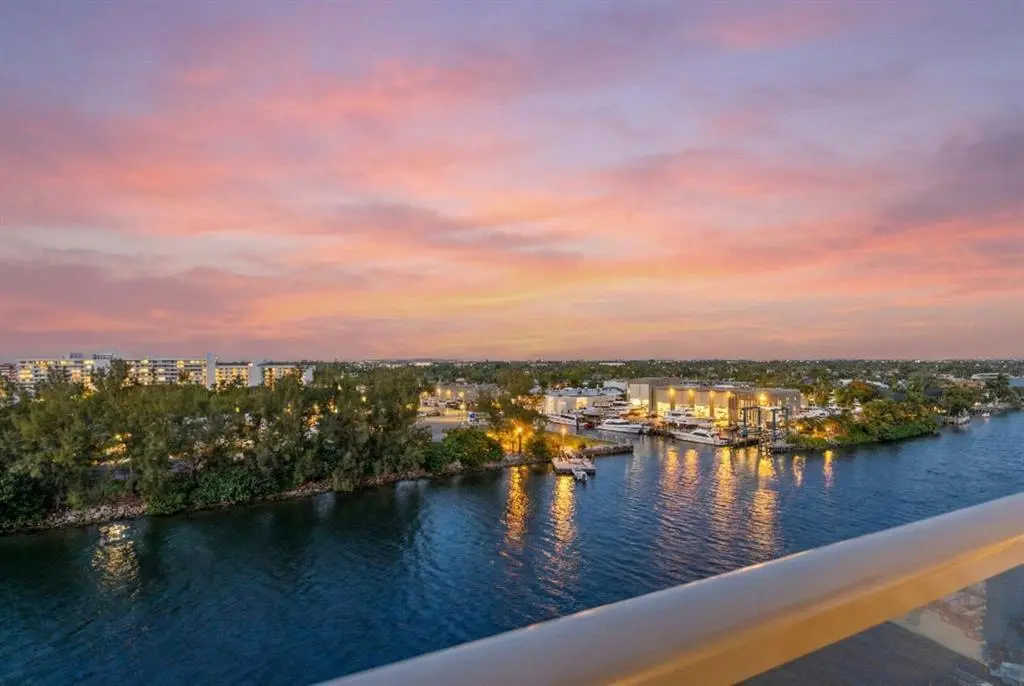 balcony view at 1401 N Riverside Drive 307, Pompano Beach