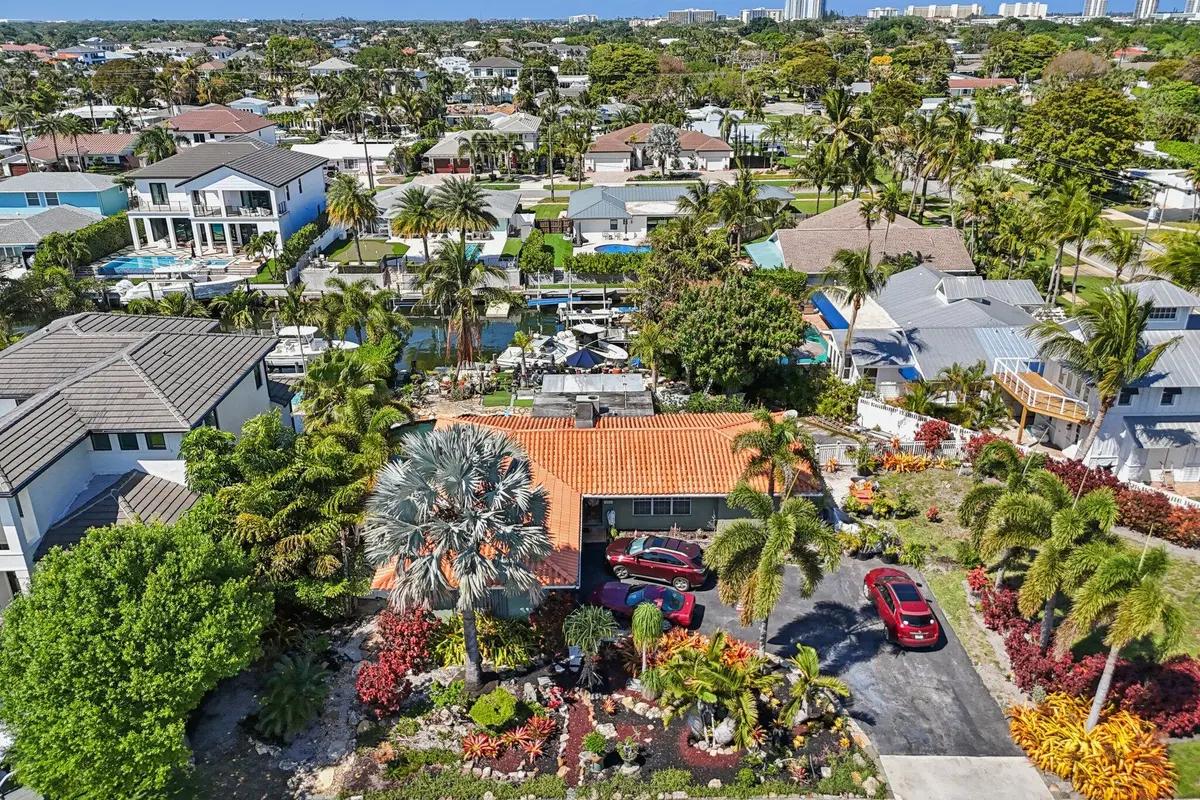Aerial at 605 Inlet Road, North Palm Beach