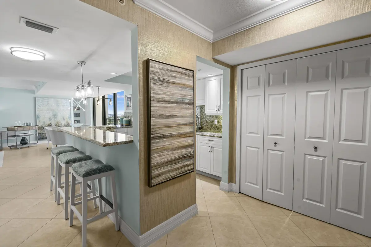 Laundry located in spacious closet at 3000 N Ocean Drive 9h, Singer Island