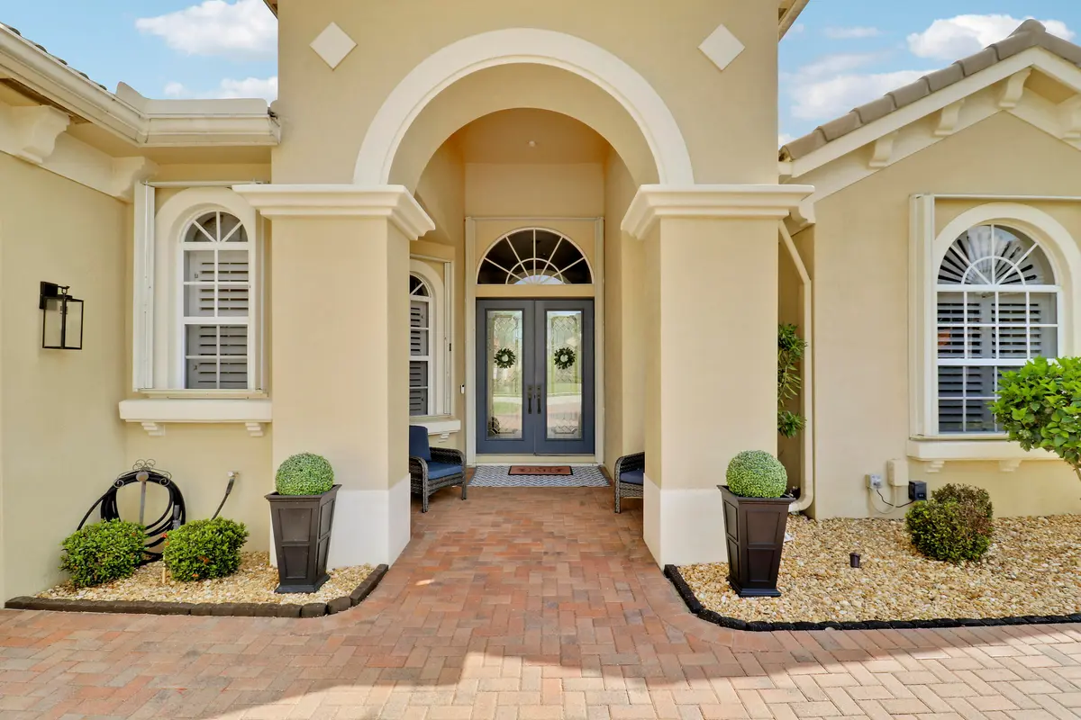 Covered Front Entrance at 8726 Tompson Point Road, Port St. Lucie