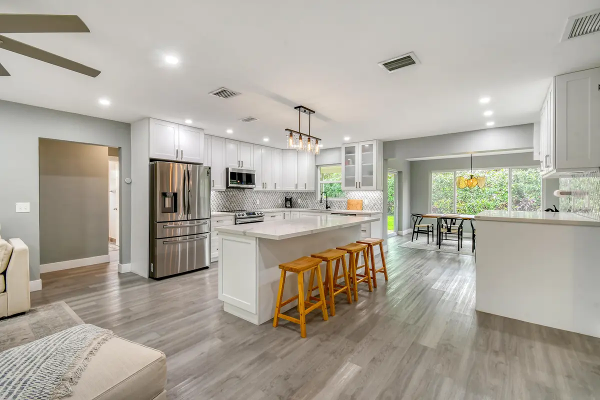 Kitchen-Dining Rm at 400 Tequesta Drive, Tequesta