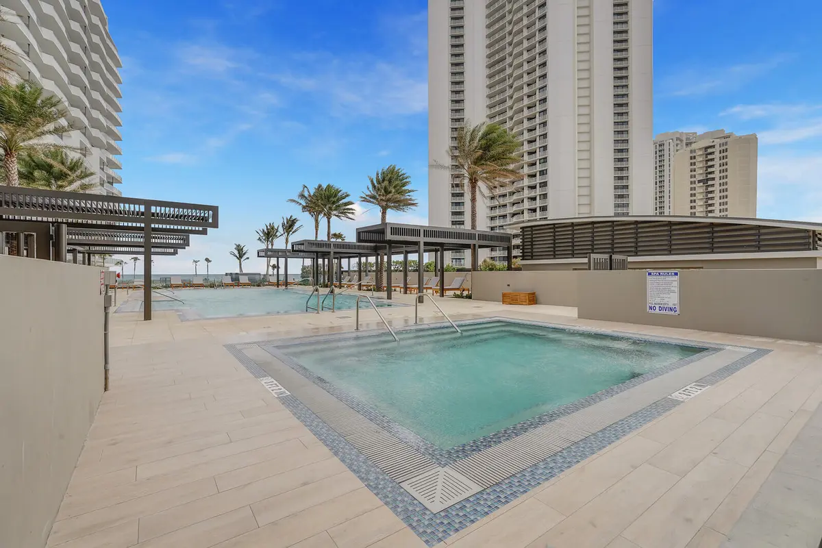 Pool & Spa at 3100 N Ocean Drive 704, Riviera Beach