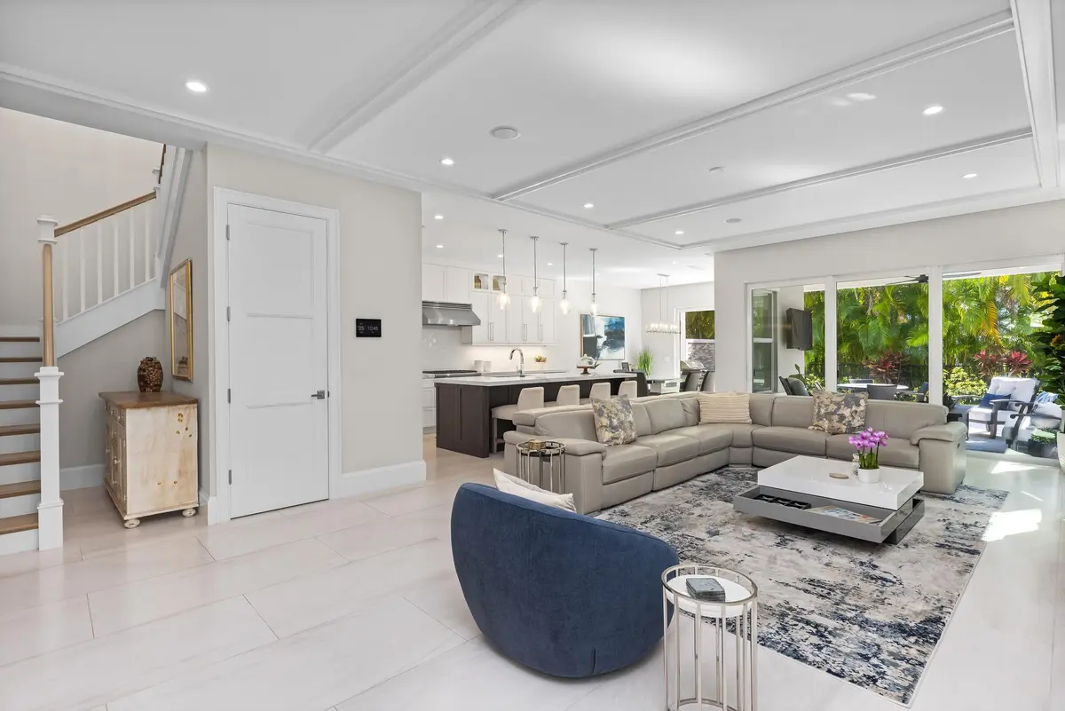 Living Area 1 at 444 NE Wavecrest Way, Boca Raton
