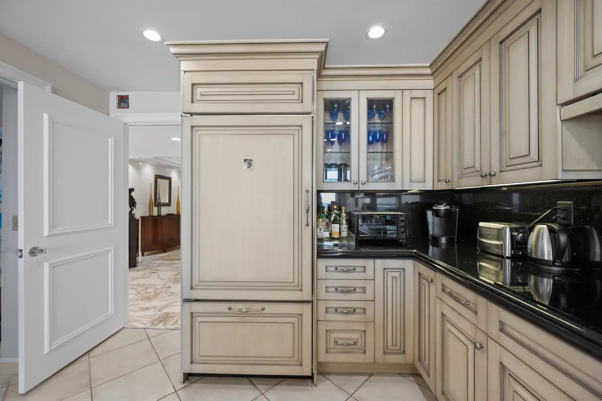 Kitchen at 2580 S Ocean Boulevard 2b2, Palm Beach