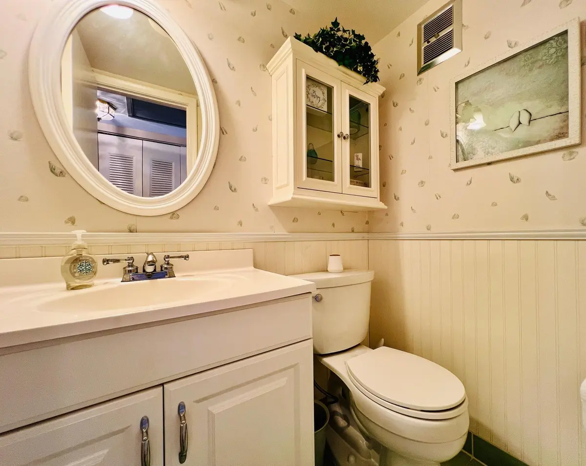 Updated Guest Half Bath at 126 Andover, West Palm Beach