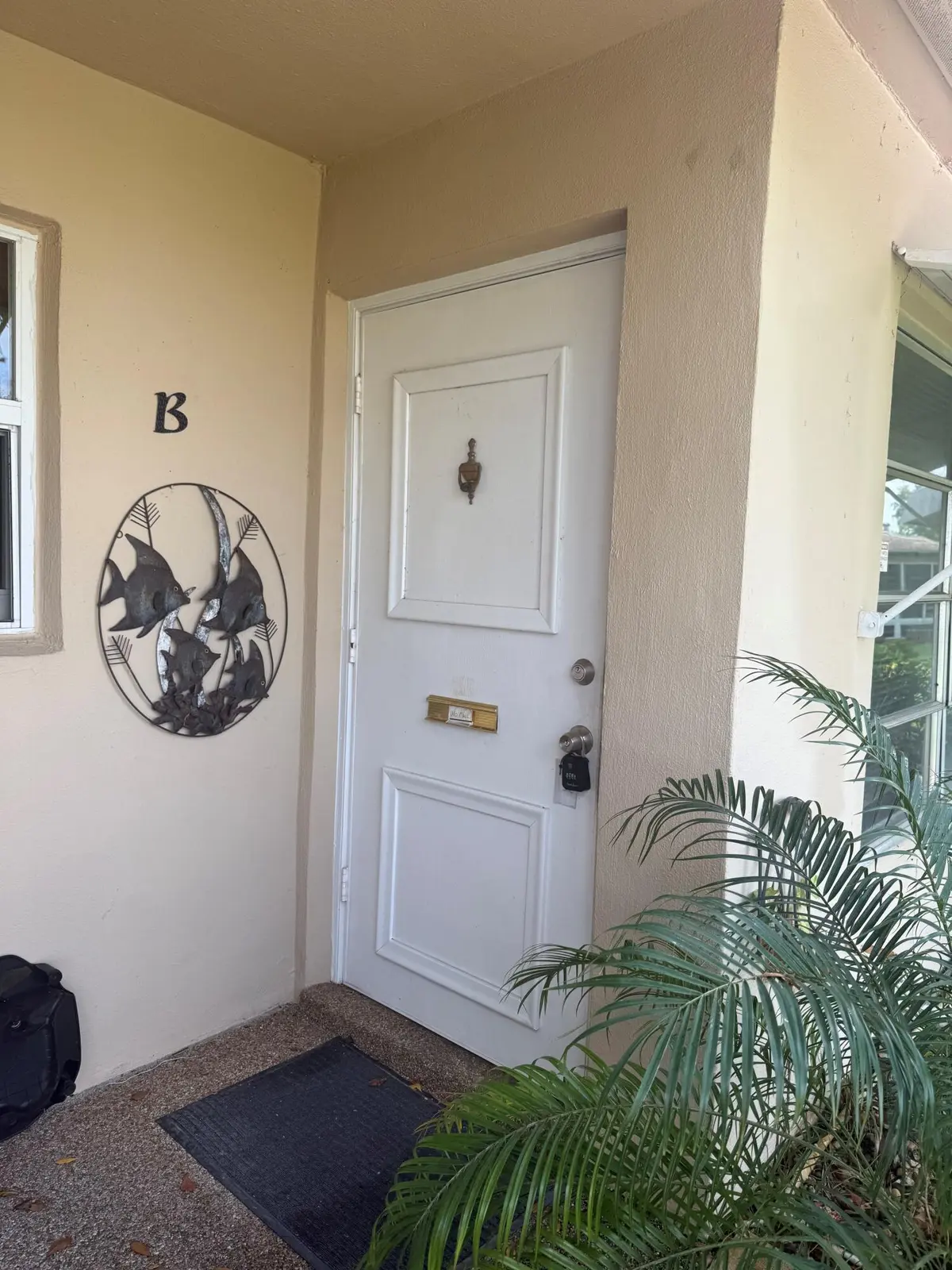 Entrance at 1052 North Drive B, Delray Beach