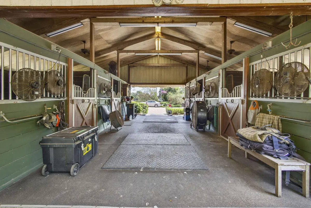 Barn Aisle at 739 Cindy Circle Lane, Wellington
