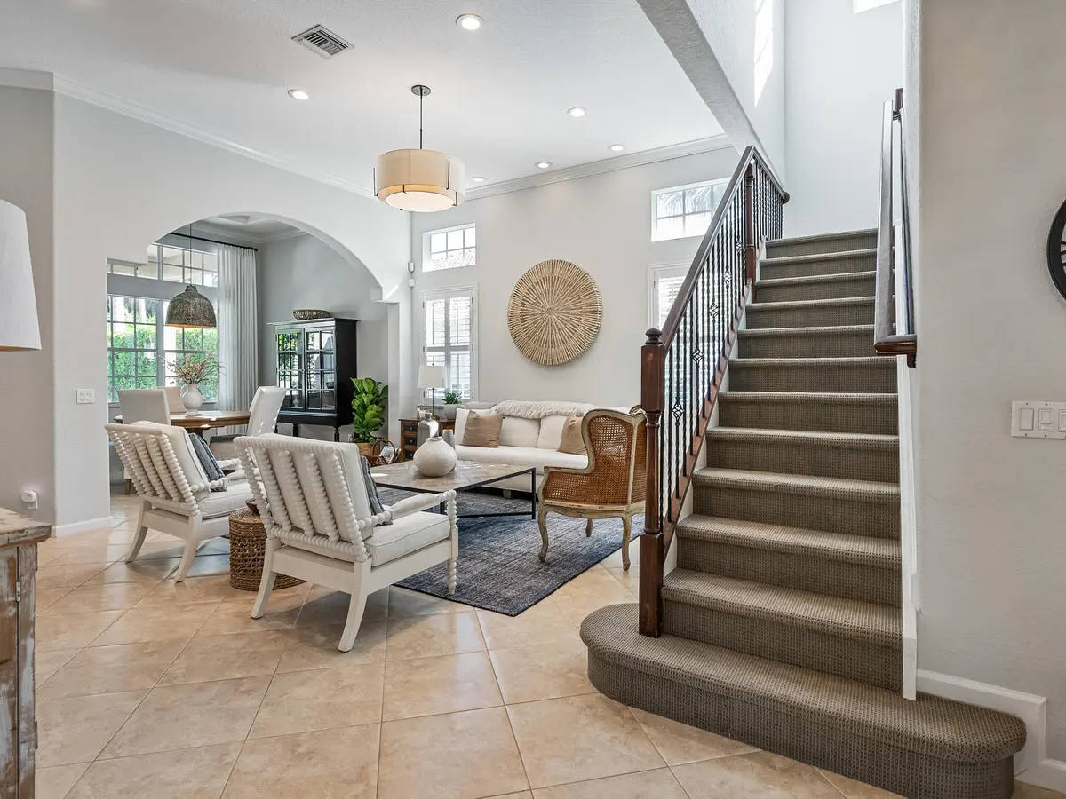 Formal Living Area at 175 Via Rosina, Jupiter