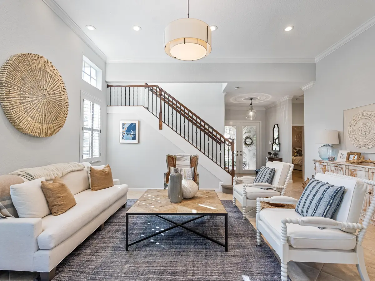 Formal Living Room at 175 Via Rosina, Jupiter