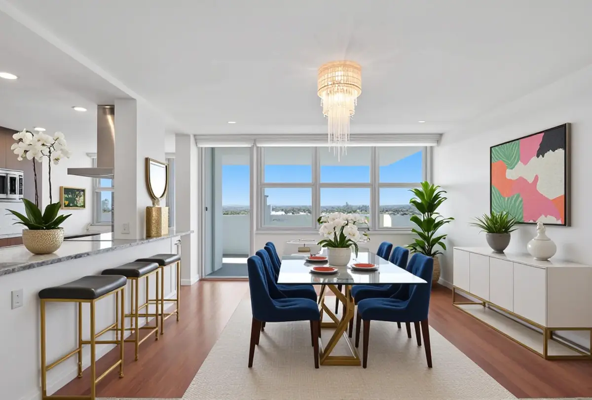 Formal Dinning Room at 1390 S Ocean Boulevard 14c, Pompano Beach