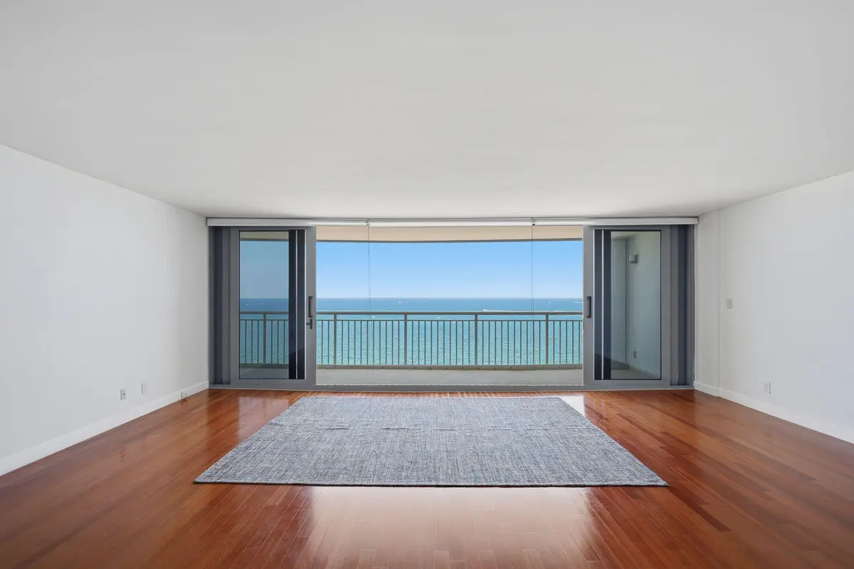 View into Living Room at 1390 S Ocean Boulevard 14c, Pompano Beach