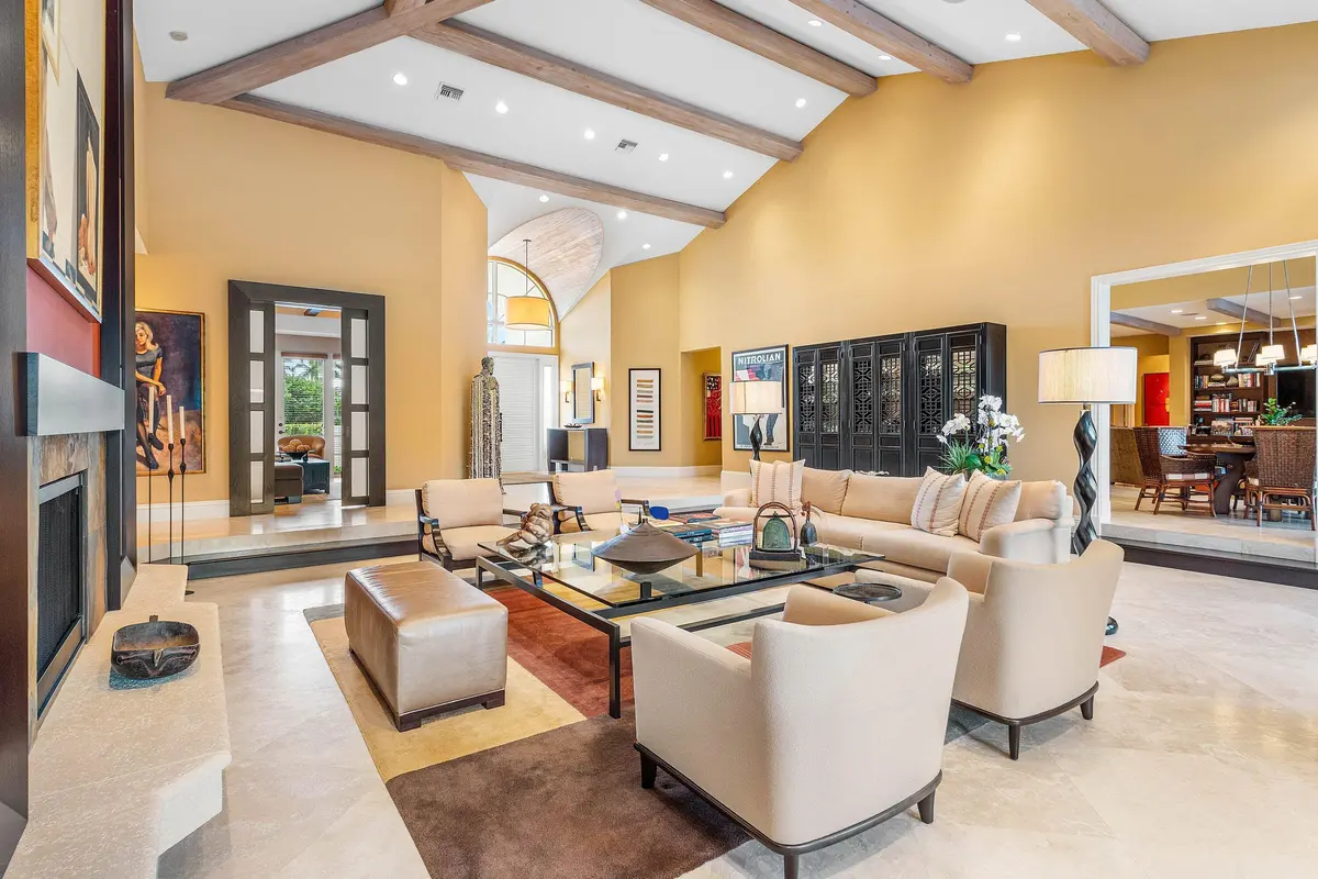 Living Room at 7210 Ayrshire Lane, Boca Raton