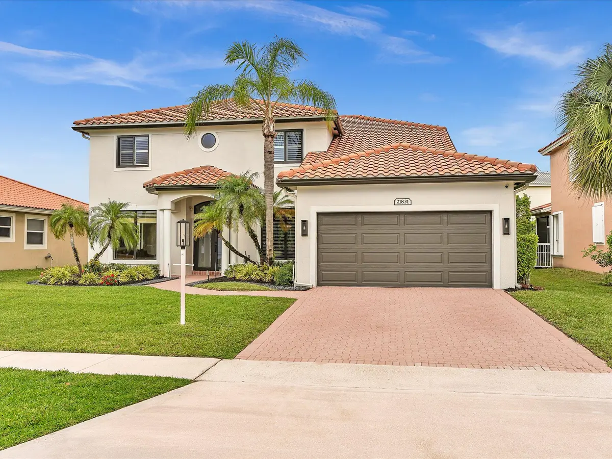 Front Exterior at 21831 Palm Grass Drive, Boca Raton