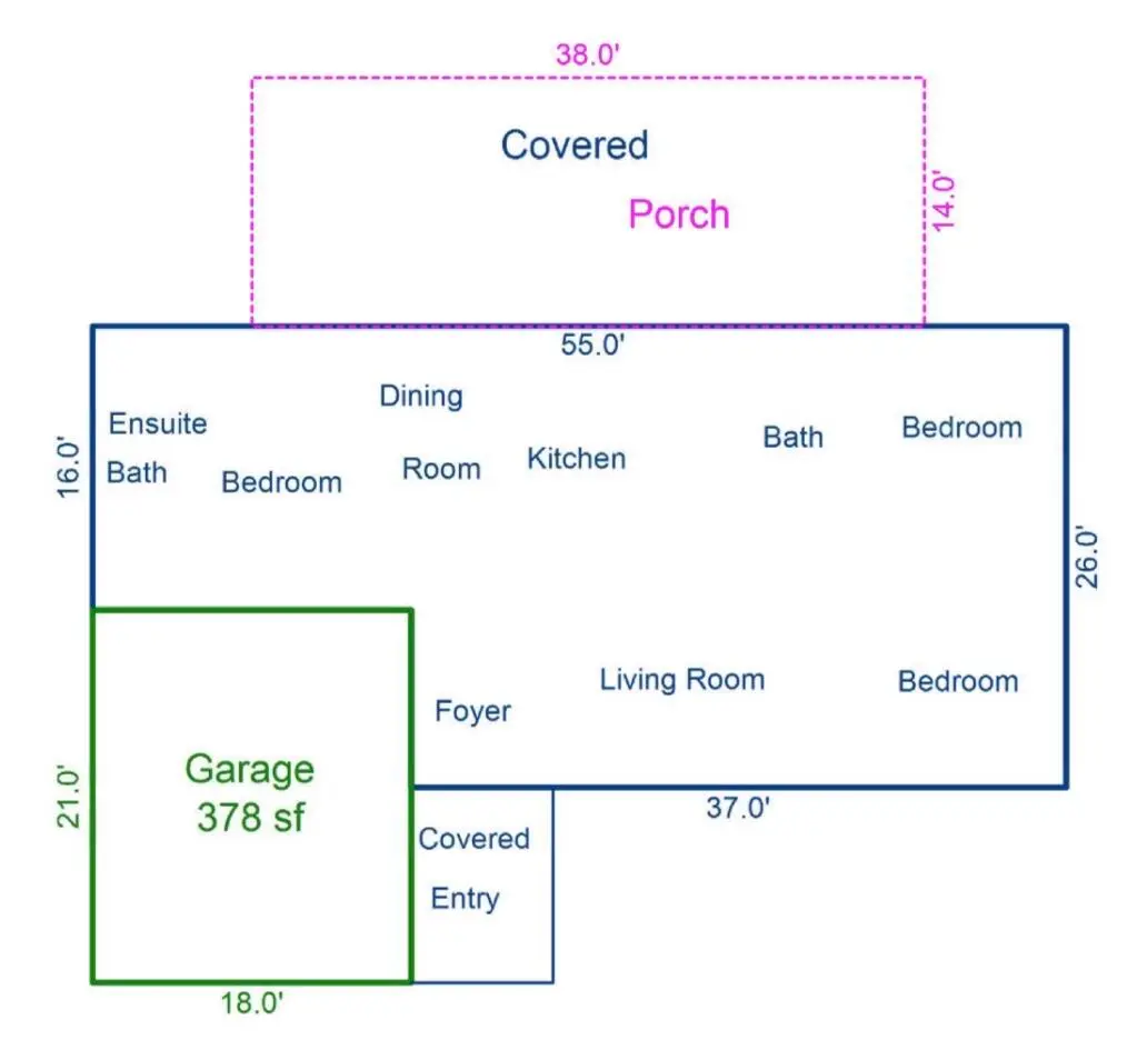 FLOOR PLAN at 13829 62nd Court, West Palm Beach