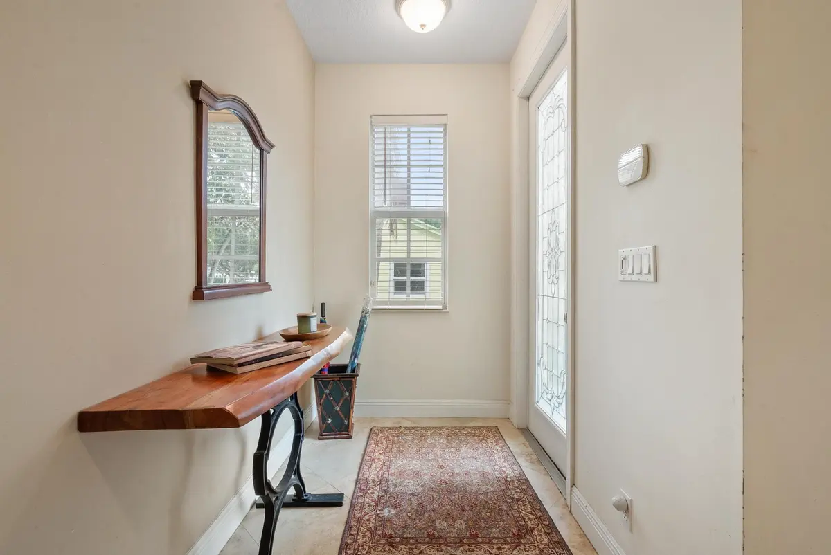 Front door hallway at 218 N Palmway, Lake Worth Beach
