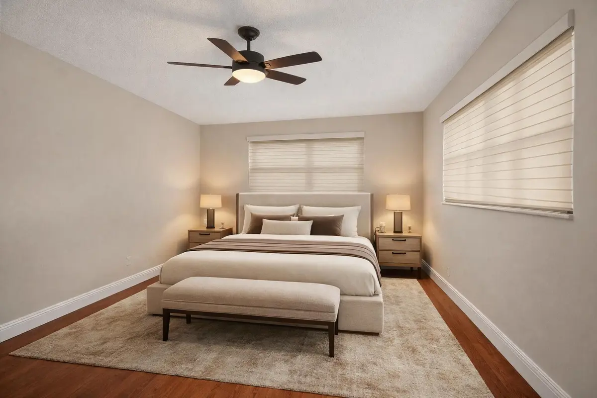 MASTER BEDROOM RENDERED (1) at 801 Meadowlark Lane, Delray Beach