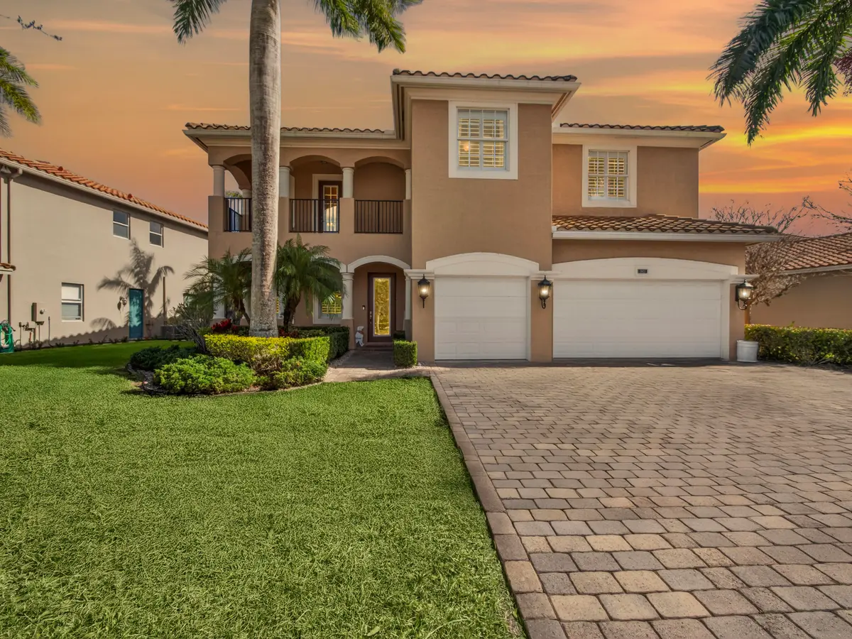 Front Twilight at 5621 SW Longspur Lane, Palm City