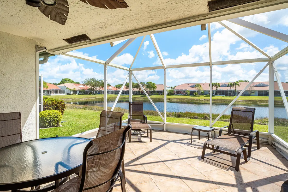 Expanded Screened Patio at 8088 Cormyour Way, Boynton Beach
