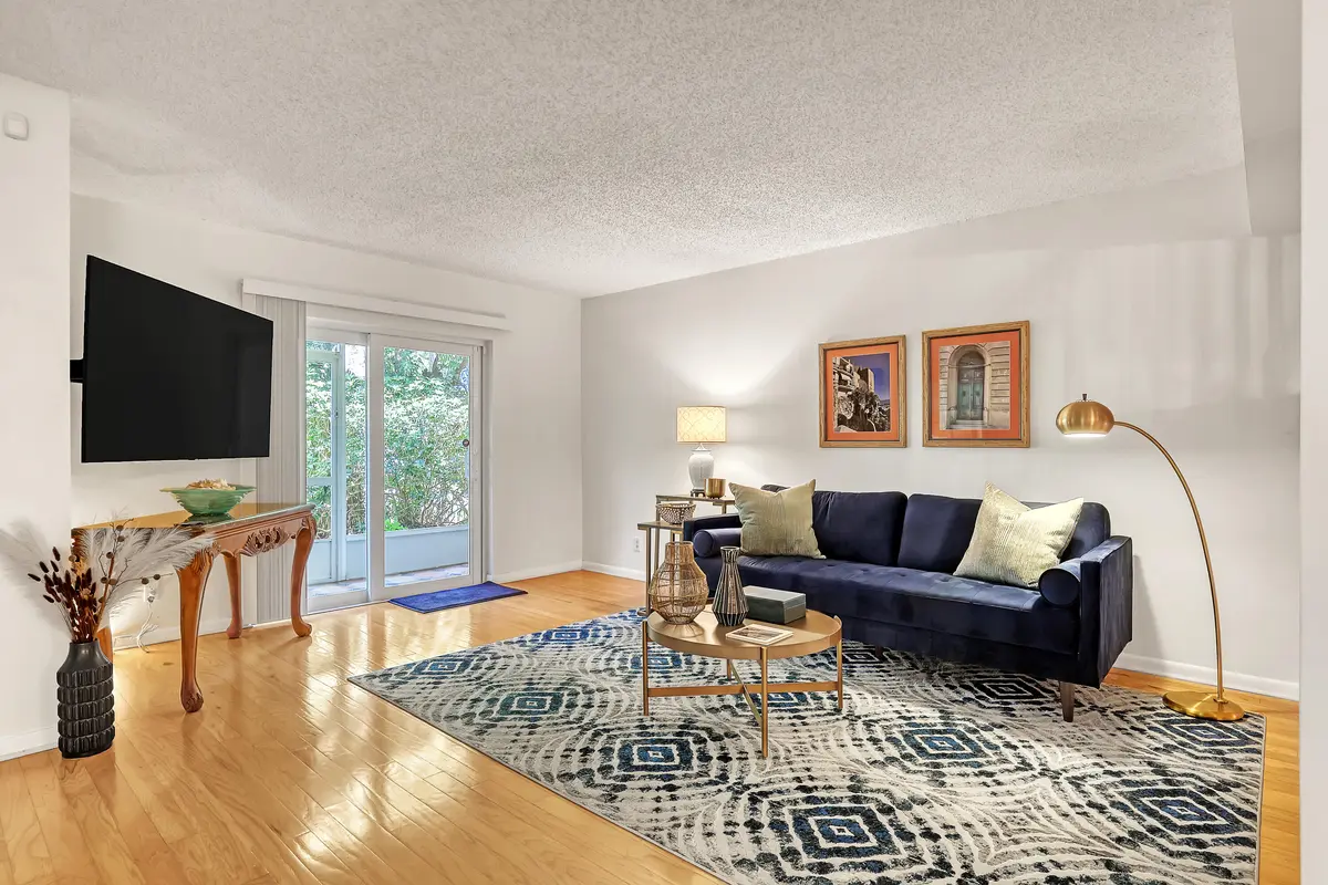 Living Area at 1100 Surf Road 104, Singer Island