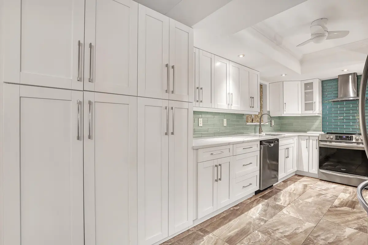 Kitchen at 1100 Surf Road 104, Singer Island