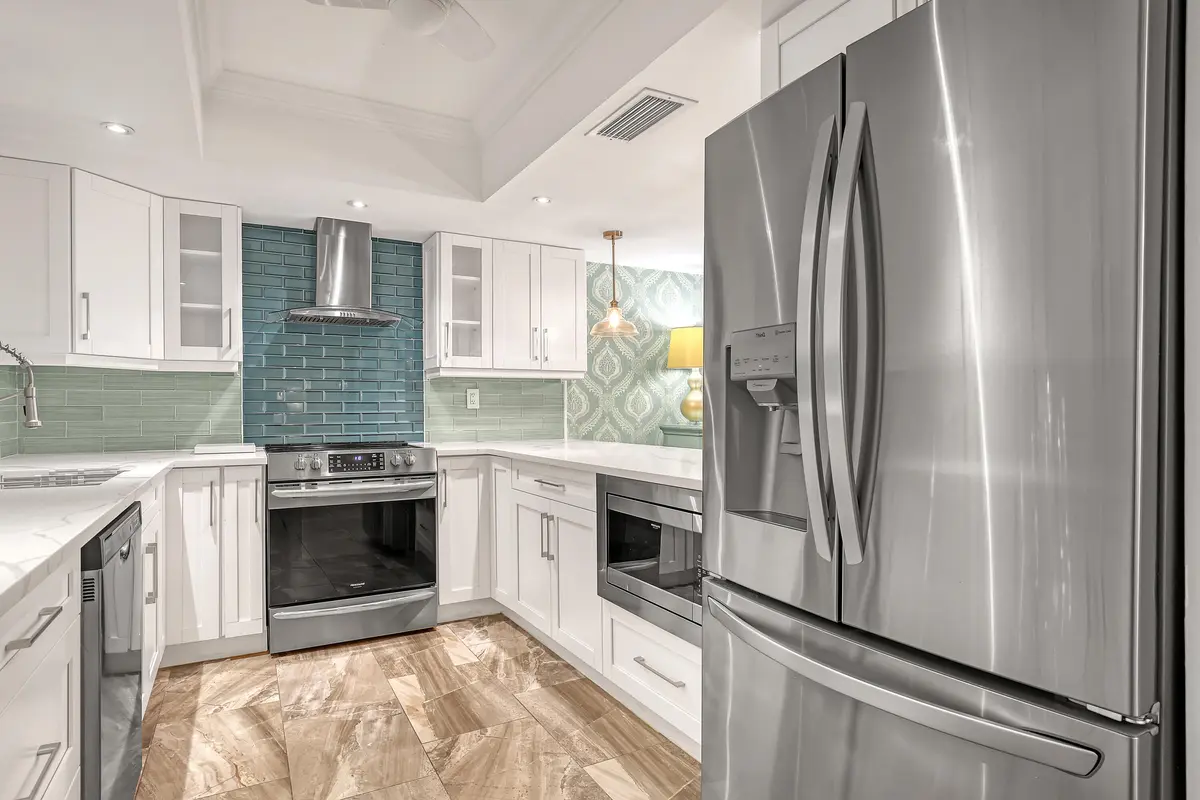 kitchen at 1100 Surf Road 104, Singer Island