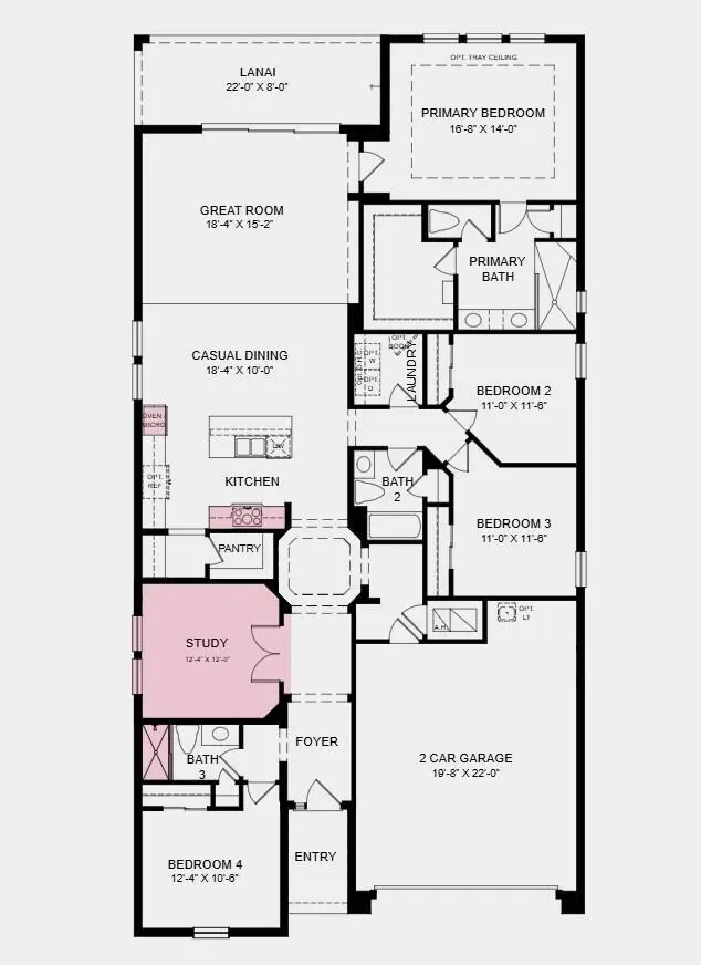 floor plan at 604 SE Ranch Oak Circle, Port St. Lucie