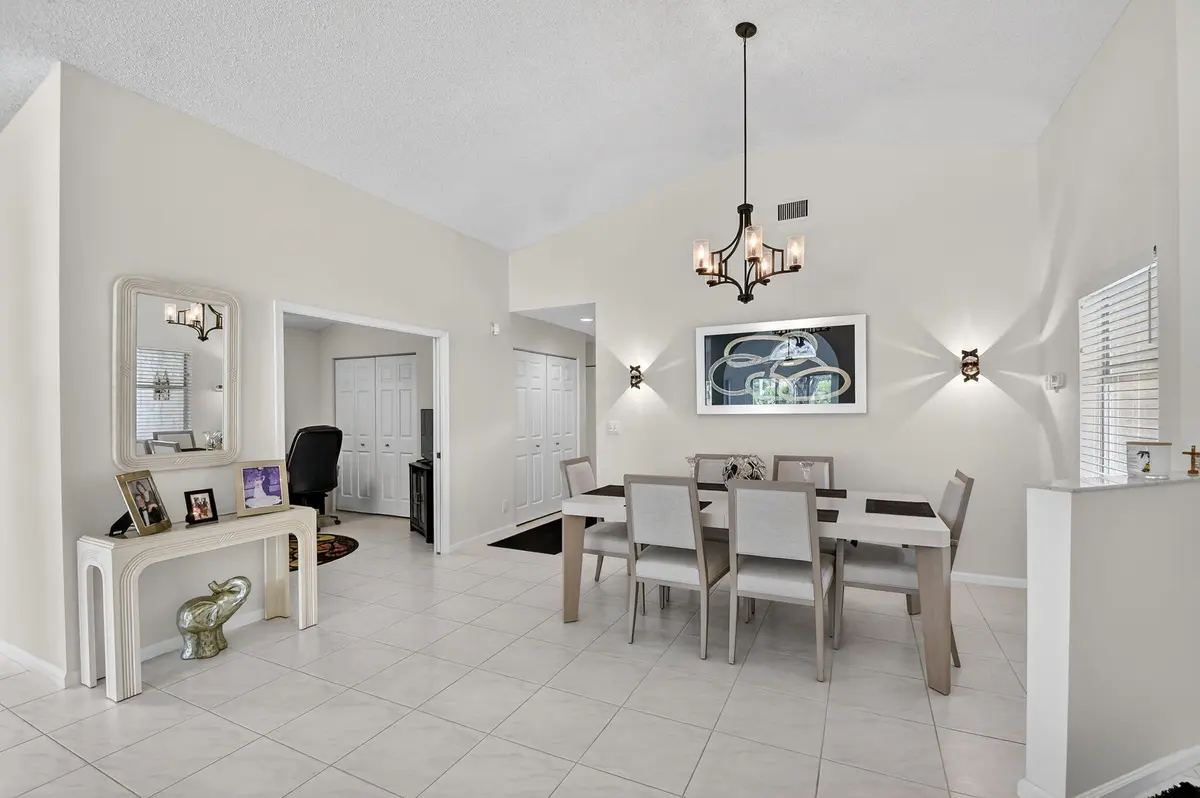 dinning room at 9718 Harbour Lake Circle, Boynton Beach