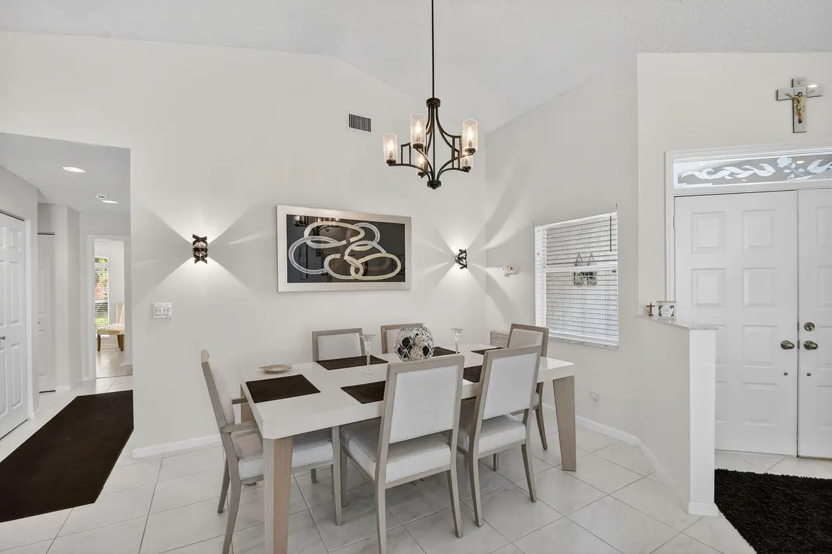 dinning room at 9718 Harbour Lake Circle, Boynton Beach