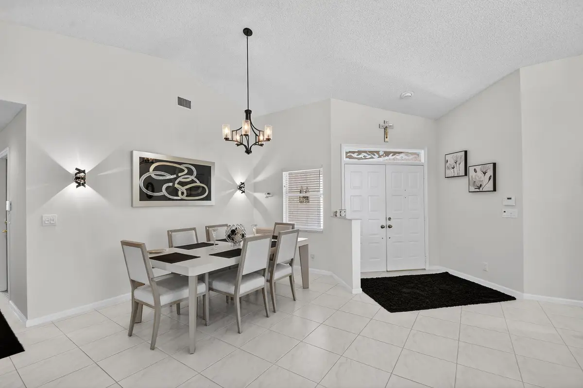 dinning room at 9718 Harbour Lake Circle, Boynton Beach