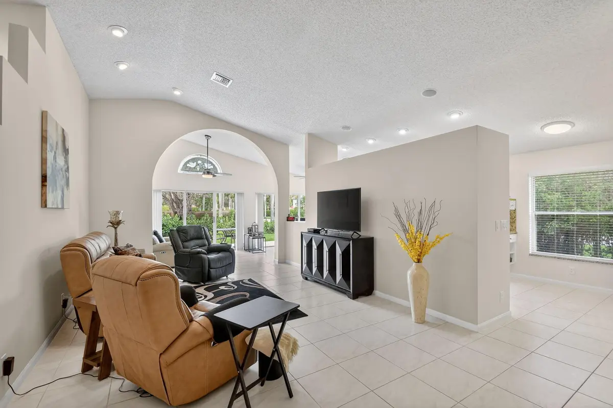 living room at 9718 Harbour Lake Circle, Boynton Beach