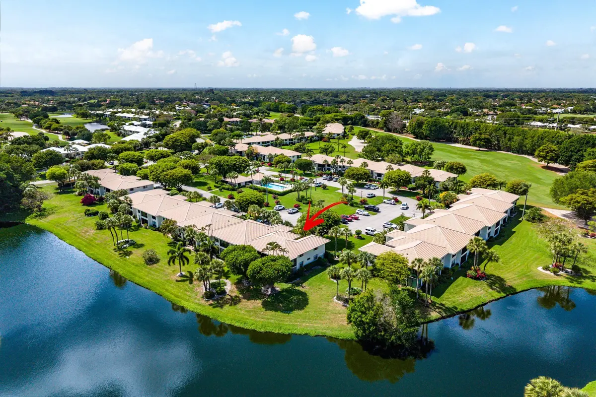 Aerial view at 3682 Quail Ridge  Drive Green Heron S, Boynton Beach