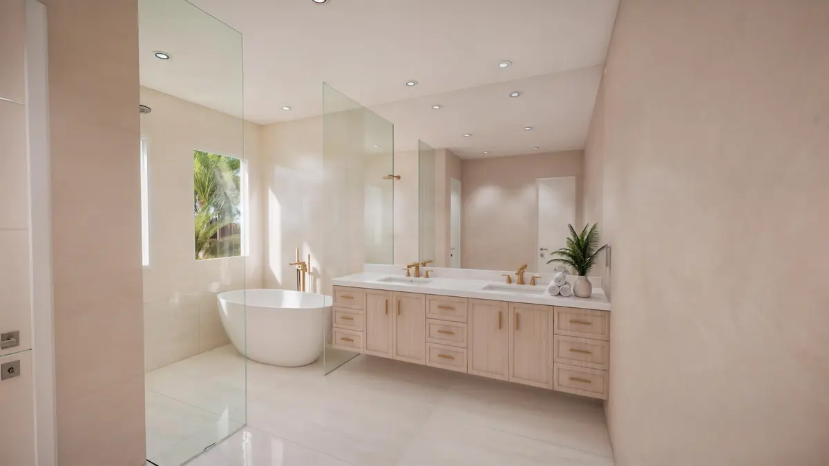 primary bath at 1240 Aryana  Way, Delray Beach