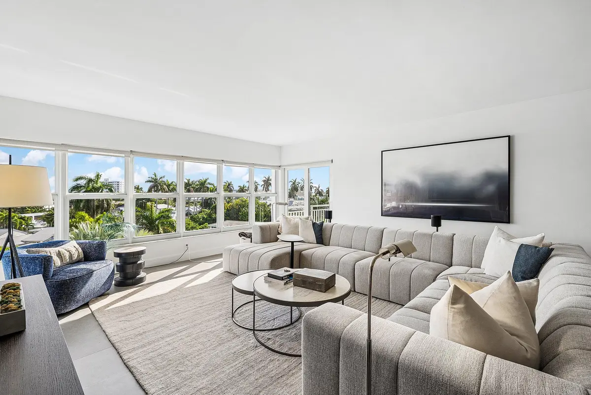 Living Room at 1000 Lowry Street 5d, Delray Beach